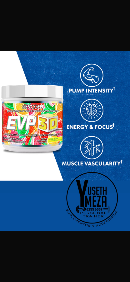 Evogen/ Preentreno EVP-3D / Sin estimulantes