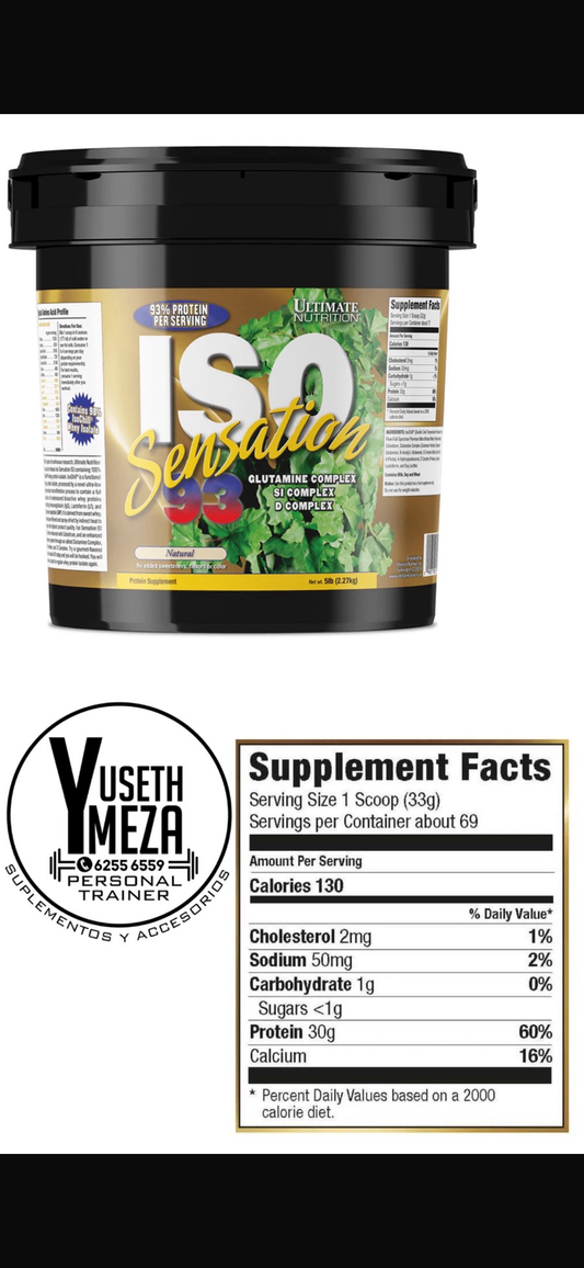 Ultímate Nutrion/ Iso Sensetion 93/ 69
servidas