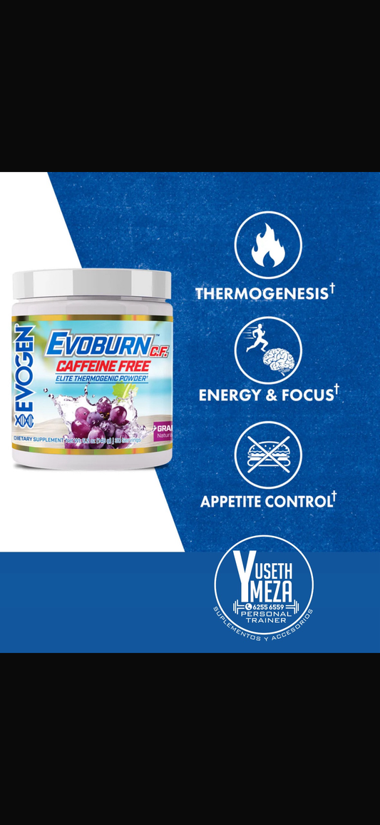 Evogen/ Evoburn Elite Thermogenic
Powder - Caffeine Free