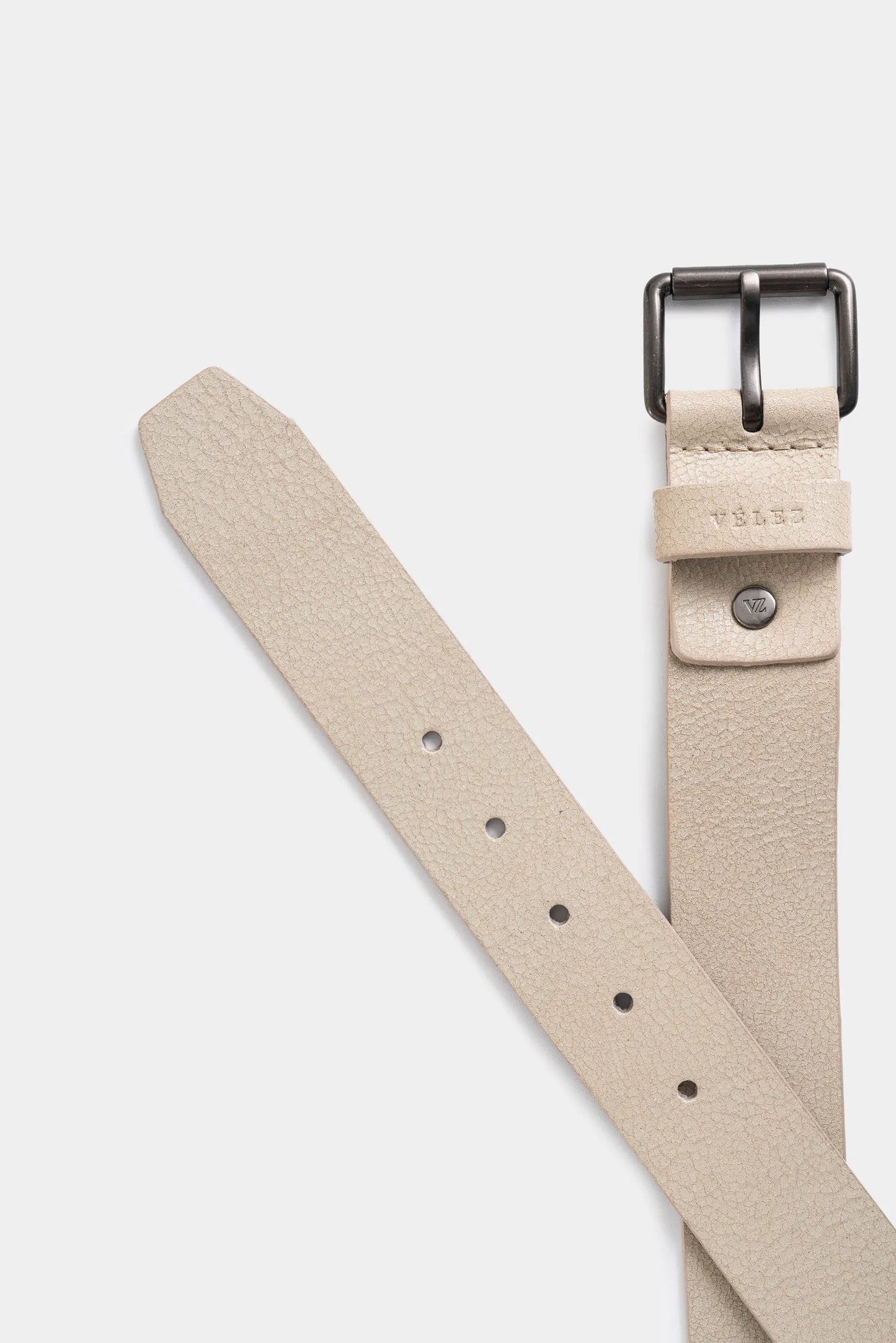 Cinturón Unifaz Montt de cuero para hombre craquelado
