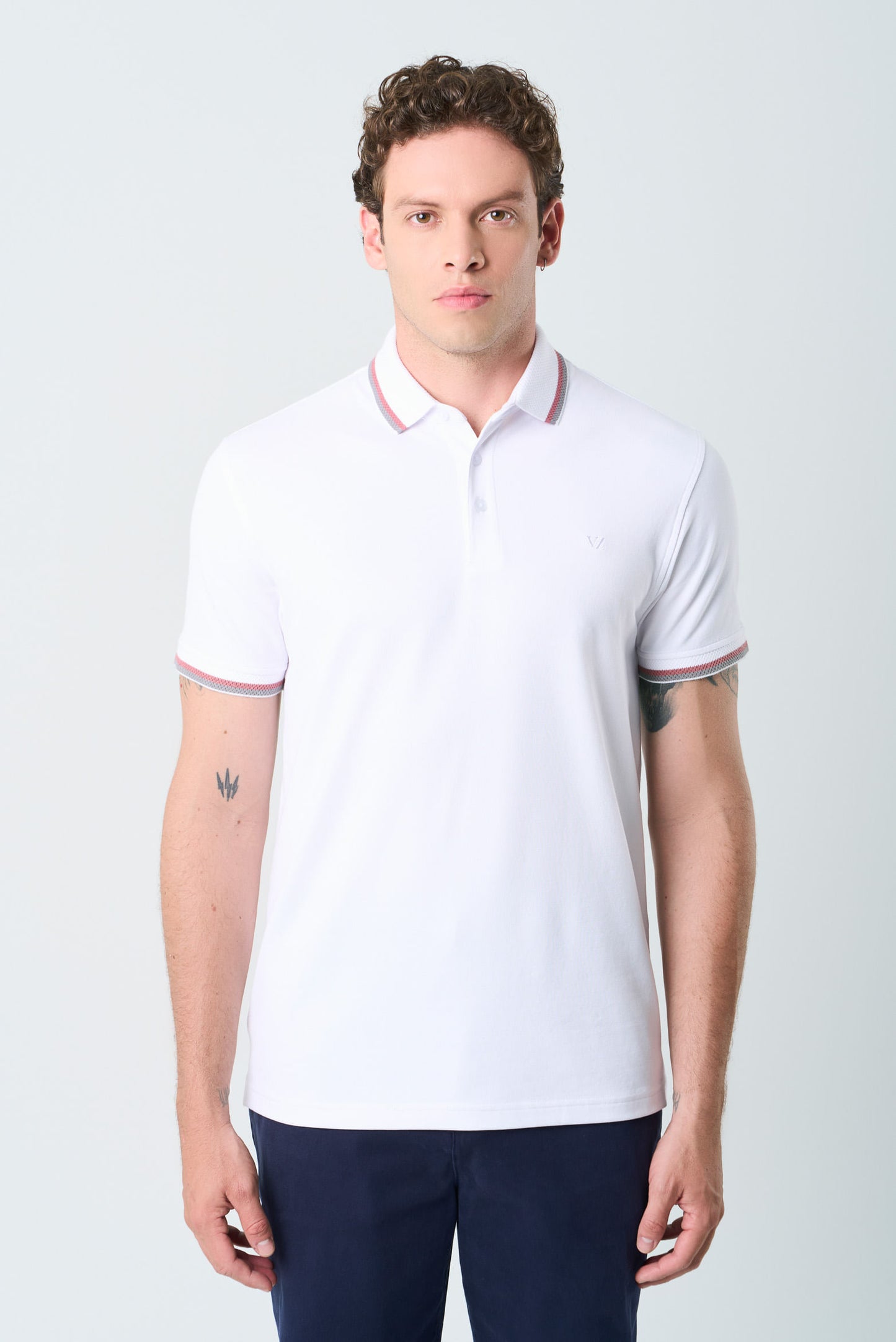 Polo Bilbao manga corta para hombre semi fitted