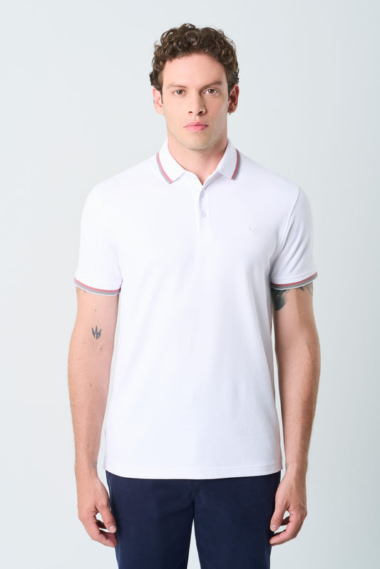 Polo Bilbao manga corta para hombre semi fitted