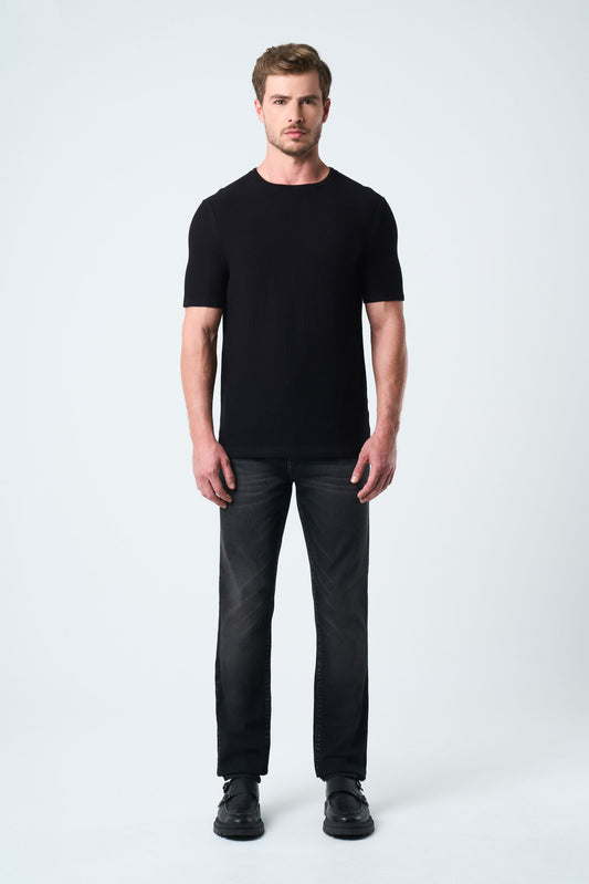 Jean Blackout para hombre confort