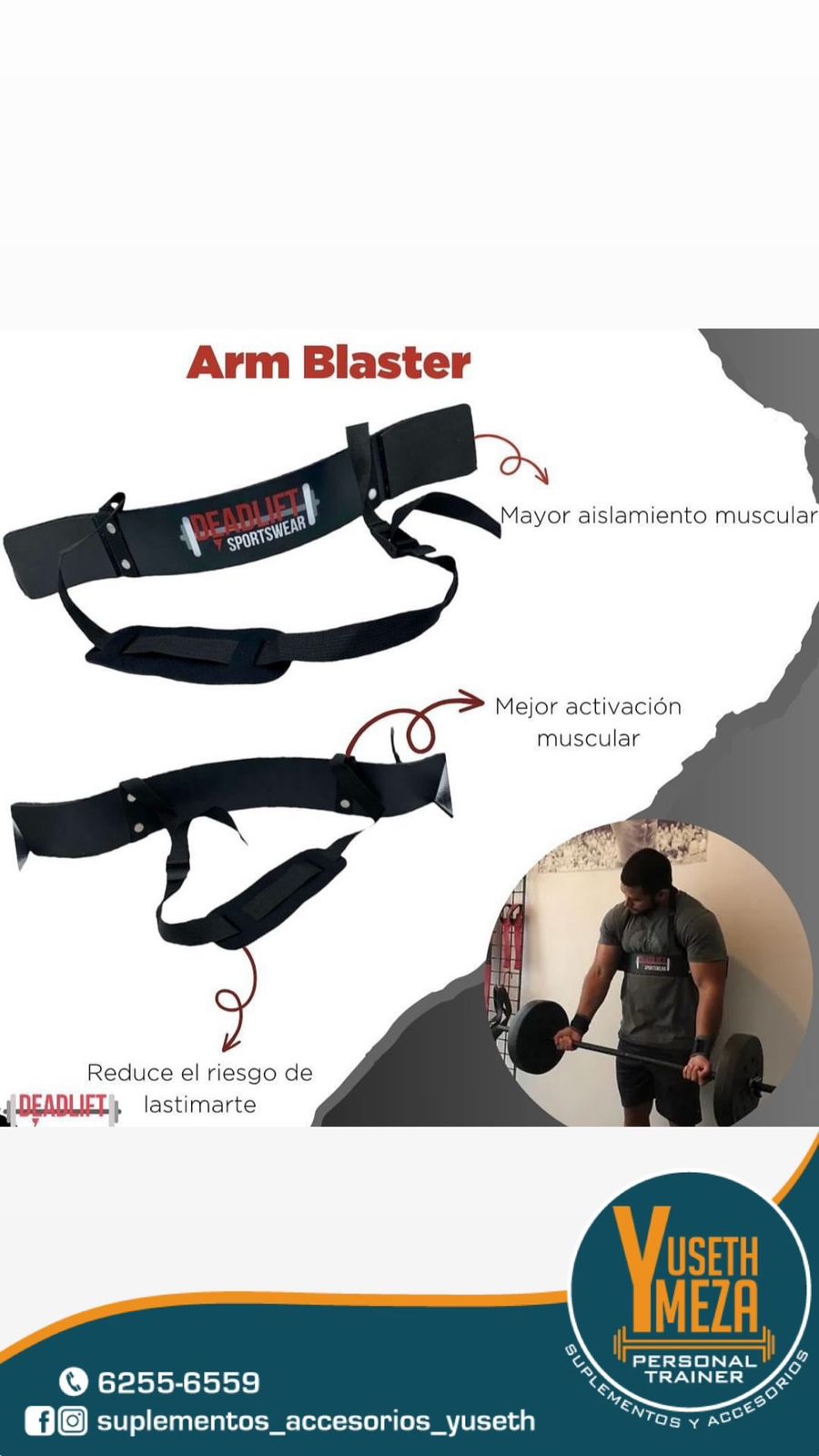 DEADLIFT ARM BLASTER (CURL DE BICEPS)