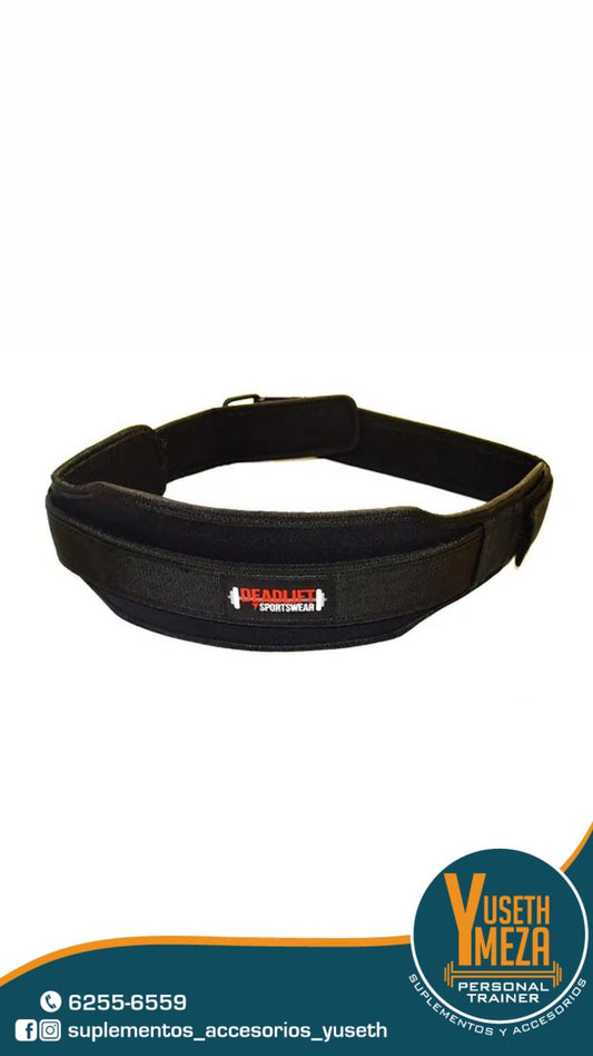 DEADLIFT CINTURON DE NEOPRENO / NEGRO  / S