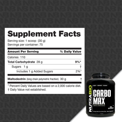 Nutrabio - Carbo Max