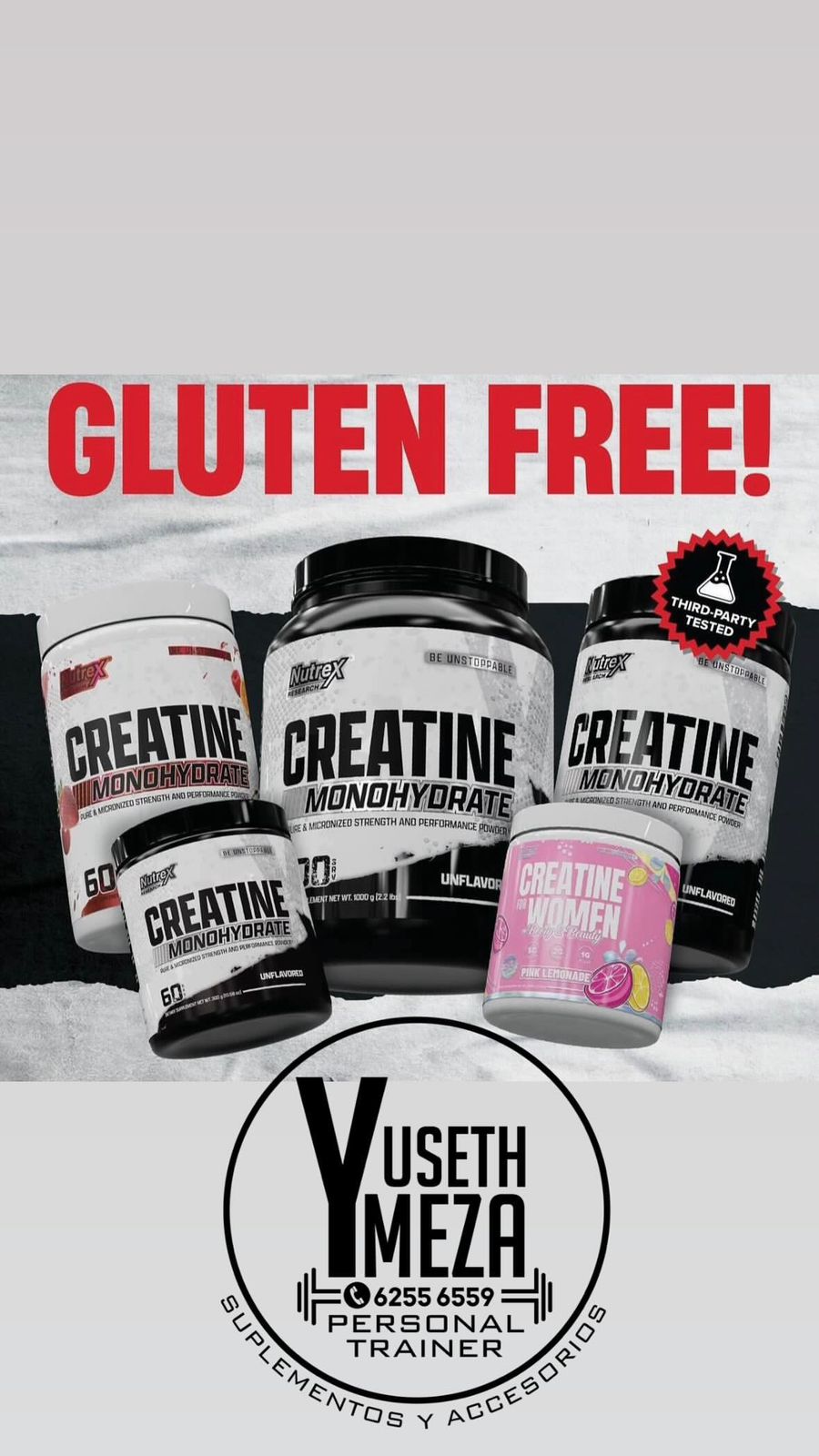 Nutrex/Creatina monohidratada 200 servidas