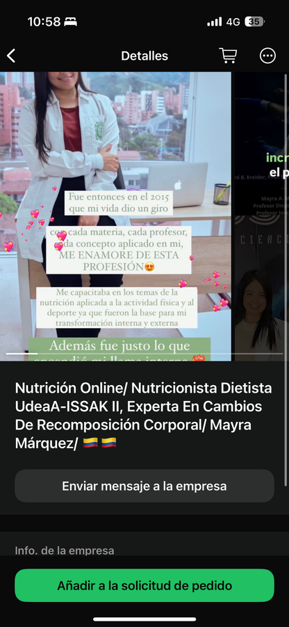 Nutrición Online/ Nutricionista Dietista
UdeaA-ISSAK II, Experta En Cambios De Recomposición Corporal/ Mayra
Márquez/ ==