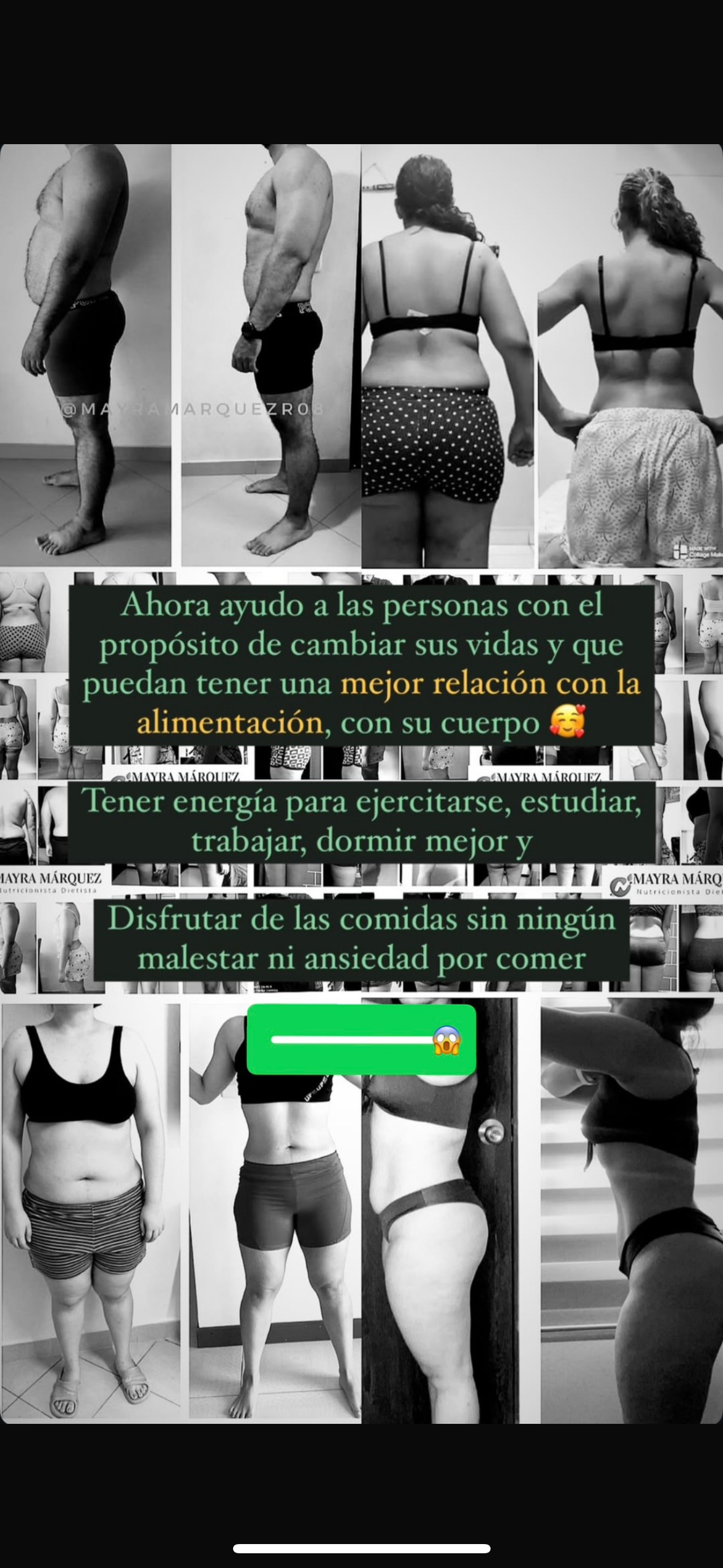 Nutrición Online/ Nutricionista Dietista
UdeaA-ISSAK II, Experta En Cambios De Recomposición Corporal/ Mayra
Márquez/ ==