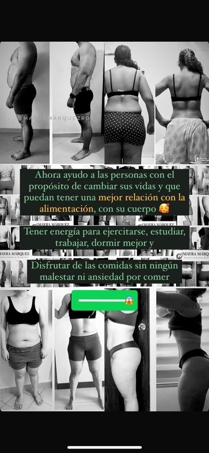 Nutrición Online/ Nutricionista Dietista
UdeaA-ISSAK II, Experta En Cambios De Recomposición Corporal/ Mayra
Márquez/ ==