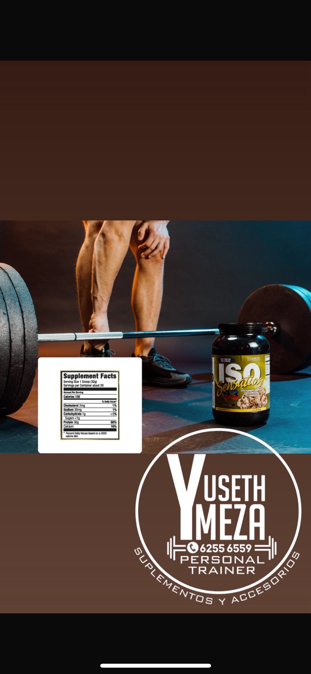 Ultímate Nutrion/ Iso Sensetion 93/ 28
servidas