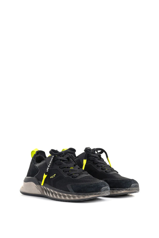 Tenis Fly Up Life 2.0 de cuero gamuzado para hombre silueta deportiva