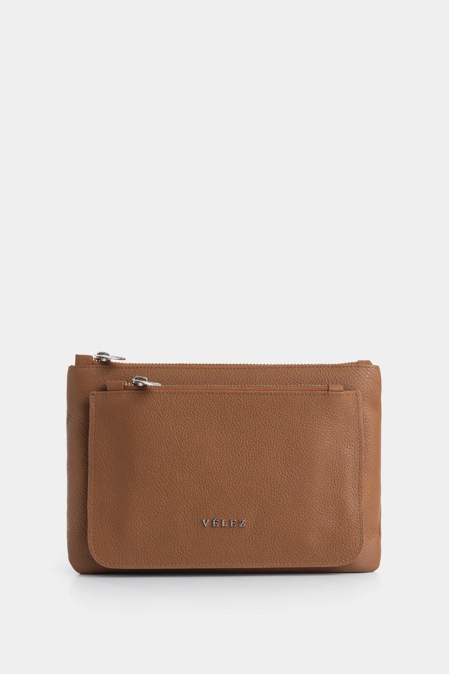Cosmetiquera de cuero para mujer doble bolsillo – Modelo Arándano