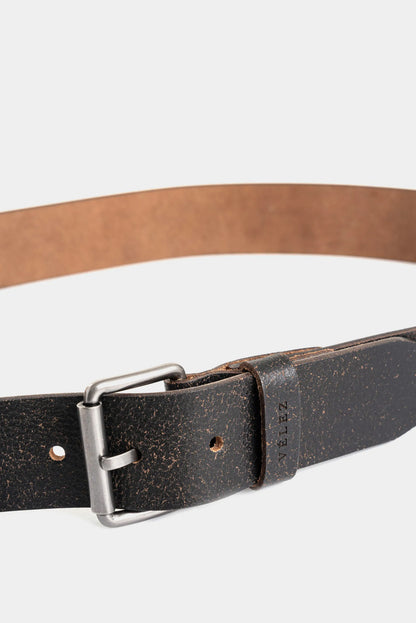 Cinturón Unifaz Montt de cuero para hombre craquelado