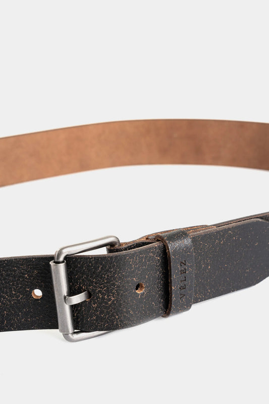 Cinturón Unifaz Montt de cuero para hombre craquelado