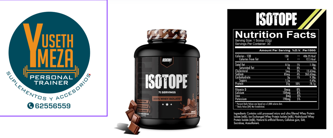 REDCON PROTEINA ISOTOPE 2 LBS  / 30 SERV